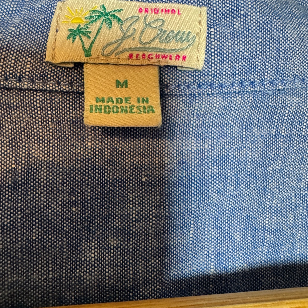 Original J Crew Beachwear Linen Size: Medium - Picture 4 of 5